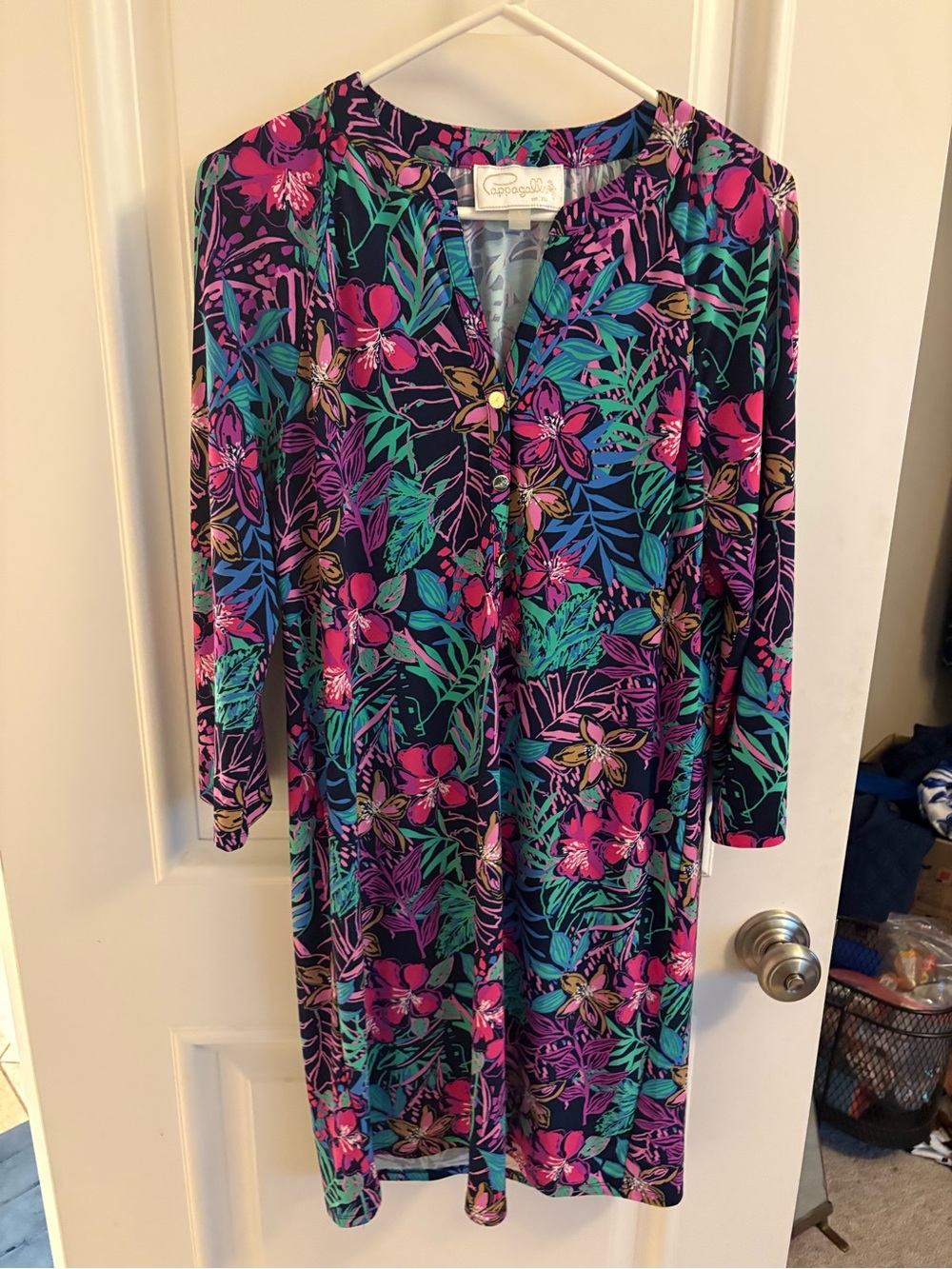Cappagallo Floral Print Dress